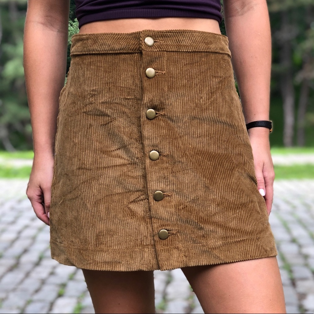 American Apparel Corduroy Skirt
